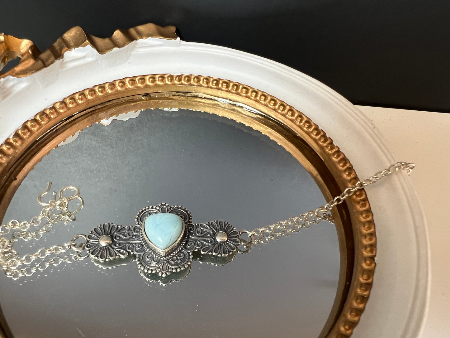 Larimar Silver Bracelet